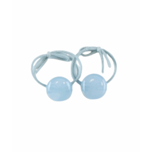 Blue Candy Hair Ties (Pair)