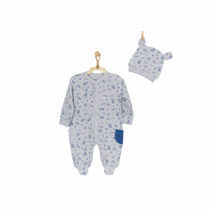 BEBEK TULUM TAKIM ROMPER HAT SET LITTLE CLIMBER