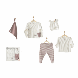 BEBEK HASTANE ÇIKIŞI 5 PCS NEWBORN SET ZEBRA