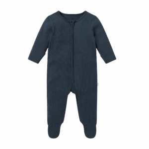 Ribbed Clever Zip Sleepsuit