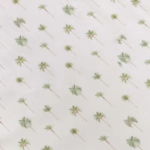 Green Palm Bassinet Sheet Change Pad Cover1x