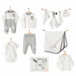 BEBEK HASTANE ÇIKIŞI 10 PCS NEWBORN SET  NEWBORN ZEBRA
