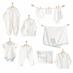 BEBEK HASTANE ÇIKIŞI 10 PCS NEWBORN SET DUCK