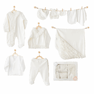 BEBEK HASTANE ÇIKIŞI 10 PCS NEWBORN SET CHIC GIRL