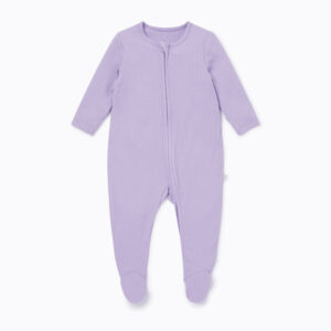 Ribbed Clever Zip Sleepsuit