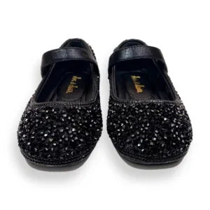 Clear Stone Flat Shoes