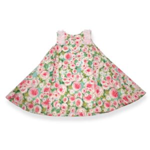 Mesh Shoulder Trim Rose Dress (The Iris Dress)