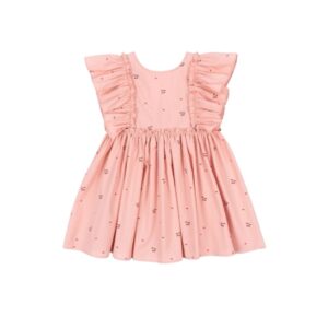 EVIA BOW DRESS GOTS