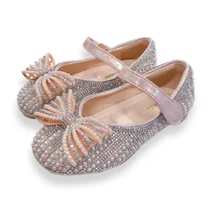 Pearl Bowtie Flat Shoes