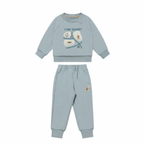 French Terry Joggers & Drop Shoulder Sweatshirt