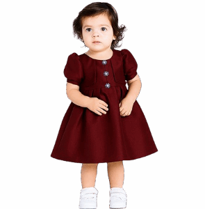 Baby Maroon Dress