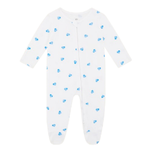 Sleepsuit - Blue Heart